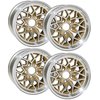 GSF158KG Snowflake Wheel Kit [Size: 15" x 8"] Finish: Gold Painted Recesses & Gloss Clear Coat - image 2