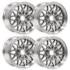 GSF1794KR Snowflake Wheel Kit [Size: 17" x 9"] Finish: Gunmetal Painted Recesses & Gloss Clear Coat - image 2