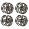 GZW1784K 5-Spoke Wheel Kit [Size: 17" x 8"] Finish: Gunmetal Gray w/Machined Lip - image 2