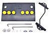 OEM-Style Group 27 Battery Topper Kit for Select 1966-1969 Mopar A-Body [Yellow] - image 1
