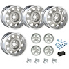 MRA178K Mopar Rallye Wheel Kit [Size: 17" x 8"] Finish: Silver Powder Coated w/Machined Lip - image 1