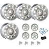 MRA179K Mopar Rallye Wheel Kit [Size: 17" x 9"] Finish: Silver Powder Coated w/Machined Lip - image 1