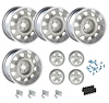 MRA209SLVK Mopar Rallye Wheel Kit with Acorn Center Caps [Size: 20" x 9"] Finish: Silver Powder Coated w/Machined Lip - image 1