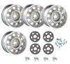 MRD209SLVK Mopar Rallye Wheel Kit with Dark Argent Center Caps [Size: 20" x 9"] Finish: Silver Powder Coated w/Machined Lip - image 1