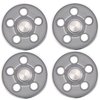 MRL179K Mopar Rallye Wheel Kit [Size: 17" x 9"] Finish: Silver Powder Coated w/Machined Lip - image 3