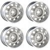 MRW179SLVS Mopar Rallye Wheel Set [Size: 17" x 9"] Finish: Silver Powder Coated w/Machined Lip - image 1