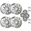 MRWDS1 Mopar Rallye Staggered Wheel Kit [Size: 17" x 8"/9"] - image 1