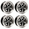 MWB178K GM Magnum Wheel Kit [Size: 17" x 8"] Finish: Black Powder Coated w/Machined Lip - image 2