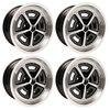 MWF178K Ford Magnum Wheel Kit [Size: 17" x 8"] Finish: Black Powder Coated w/Machined Lip - image 2