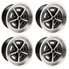 MWF179K Ford Magnum Wheel Kit [Size: 17" x 9"] Finish: Black Powder Coated w/Machined Lip - image 2