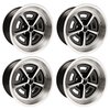 MWM179K Mopar Magnum Wheel Kit [Size: 17" x 9"] Finish: Black Powder Coated w/Machined Lip - image 2