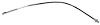 Accelerator Cable 1969-1974 Mopar A-Body Slant-6, 24.500 in. Length