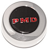 Center Cap for 1967-1970 Rally II Wheels [Black with Red PMD Logo]