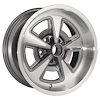 PRW178GUN Pontiac Rally II Wheel Kit [Size: 17" x 8"] Finish: Gunmetal Gray w/Machined Lip - image 1