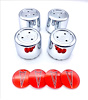 RCSAR1 Center Cap Set for 1977-1981 Pontiac Firebird [Red Arrowhead Inserts] - image 1