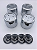 RCSBC1 Center Cap Set for 1977-1981 Pontiac Firebird [Chrome Outline Bird Inserts] - image 1