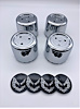 RCSS1 Center Cap Set for 1977-1981 Pontiac Firebird [Silver Bird Inserts] - image 1