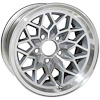 SFW158SLVV2 Snowflake Wheel [Size: 15" x 8"] Finish: Silver Painted Recesses & Gloss Clear Coat