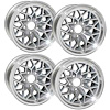 SFW158SLVV2S Snowflake Wheel Set [Size: 15" x 8"] Finish: Silver Painted Recesses & Gloss Clear Coat - image 1