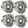 SFW179BLKV2S Snowflake Wheel Set [Size: 17" x 9"] Finish: Black Painted Recesses & Gloss Clear Coat - image 1