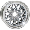 SFW179SLVV2 Snowflake Wheel [Size: 17" x 9"] Finish: Silver Powder Coated w/Machined Lip - image 1