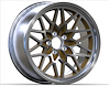 SFW199GLD Snowflake Wheel [Size: 19" x 9.50"] Finish: Gold Painted Recesses & Gloss Clear Coat - image 1