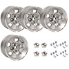 SHW1795K Honeycomb Wheel Kit [Size: 17" x 9"] Finish: Silver Center & Clear Coated Machined Edge - image 1