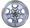 SS2W178SLV Super Stock II Wheel [Size: 17" x 8"] Finish: Silver Powder Coated w/Machined Lip - image 1