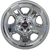 SS2W179CHR Super Stock II Wheel [Size: 17" x 9"] Finish: Chrome w/Machined Lip - image 1