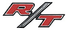 R/T Headlight Door Emblem 1969 Dodge Charger R/T