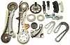 Timing Chain and Gear Set with Balance Shaft and Jackshaft Sprockets