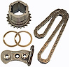9-3678X5 High-Performance Billet Timing Set w/Premium True Roller Chain for GM Gen V LT Engines - image 1
