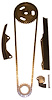 9-4136S Engine Timing Chain Kit Select Nissan 710, Nissan 620, Nissan 720, Nissan 200SX, Nissan 510, Nissan 610