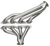 BB55-SEC Shorty Header Set, 1955-1957 Chevy Cars w/Big Block Chevy [Silver Ceramic Coating] - image 1