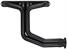 C32AP-BEC Full-Length Header Set, Small Block Chevy, Angle Plug [Black Satin Ceramic Coating] - image 1
