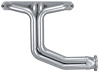 C32AP-SEC Full-Length Header Set, Small Block Chevy, Angle Plug [Silver Ceramic Coating] - image 1