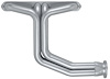 C32DP-SEC Full-Length Header Set, Small Block Chevy, D-Port Flange [Silver Ceramic Coating] - image 1