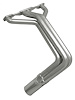 C567FDP-SEC Fenderwell Header Set, 1955-1957 Chevy Cars w/Small Block Chevy, D-Port Flange [Silver Ceramic Coating] - image 1