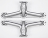 CAD392-SEC Shorty Header Set, Cadillac 390-429ci [Silver Ceramic Coating] - image 1