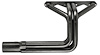 CBR100-P Roadster Header, Small Block Chevy, 26 in. Turnout Length [Raw/Unfinished] - image 1