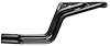 CBR10036-BEC Roadster Header, Small Block Chevy, 36 in. Turnout Length [Black Satin Ceramic Coating] - image 1