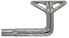 CBR40936-SEC Roadster Header, Chevy 348-409 “W” Engines, 36 in. Turnout Length [Silver Ceramic Coating] - image 1