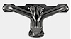 CC1-P Shorty Header Set, Small Block Chevy [Raw/Unfinished] - image 1