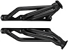 CC10-158-BEC Shorty Header Set, 1964-Up Chevy Chevelle/El Camino & Trucks w/SBC, Straight Plug [Black Satin Ceramic Coating] - image 1
