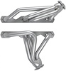 CC13AP-SEC Shorty Header Set, Chevy Vega & Monza w/Small Block Chevy, Angle Plug [Silver Ceramic Coating] - image 1