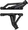 CC13DP-BEC Shorty Header Set, Chevy Vega & Monza w/Small Block Chevy, Angle Plug, D-Port Flange [Black Satin Ceramic Coating] - image 1