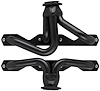 CC14-BEC Shorty Header Set, 1962-1967 Chevy Nova w/Small Block Chevy [Black Satin Ceramic Coating] - image 1
