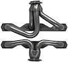 CC14DP-P Shorty Header Set, 1962-1967 Chevy Nova w/Small Block Chevy, Angle Plug, D-Port Flange [Raw/Unfinished] - image 1