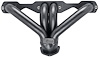 CC158-P Shorty Header Set, Small Block Chevy [Raw/Unfinished] - image 1