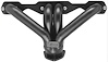 CC158BP-BEC Shorty Header Set, Small Block Chevy BluePrint Engine [Black Satin Ceramic Coating] - image 1